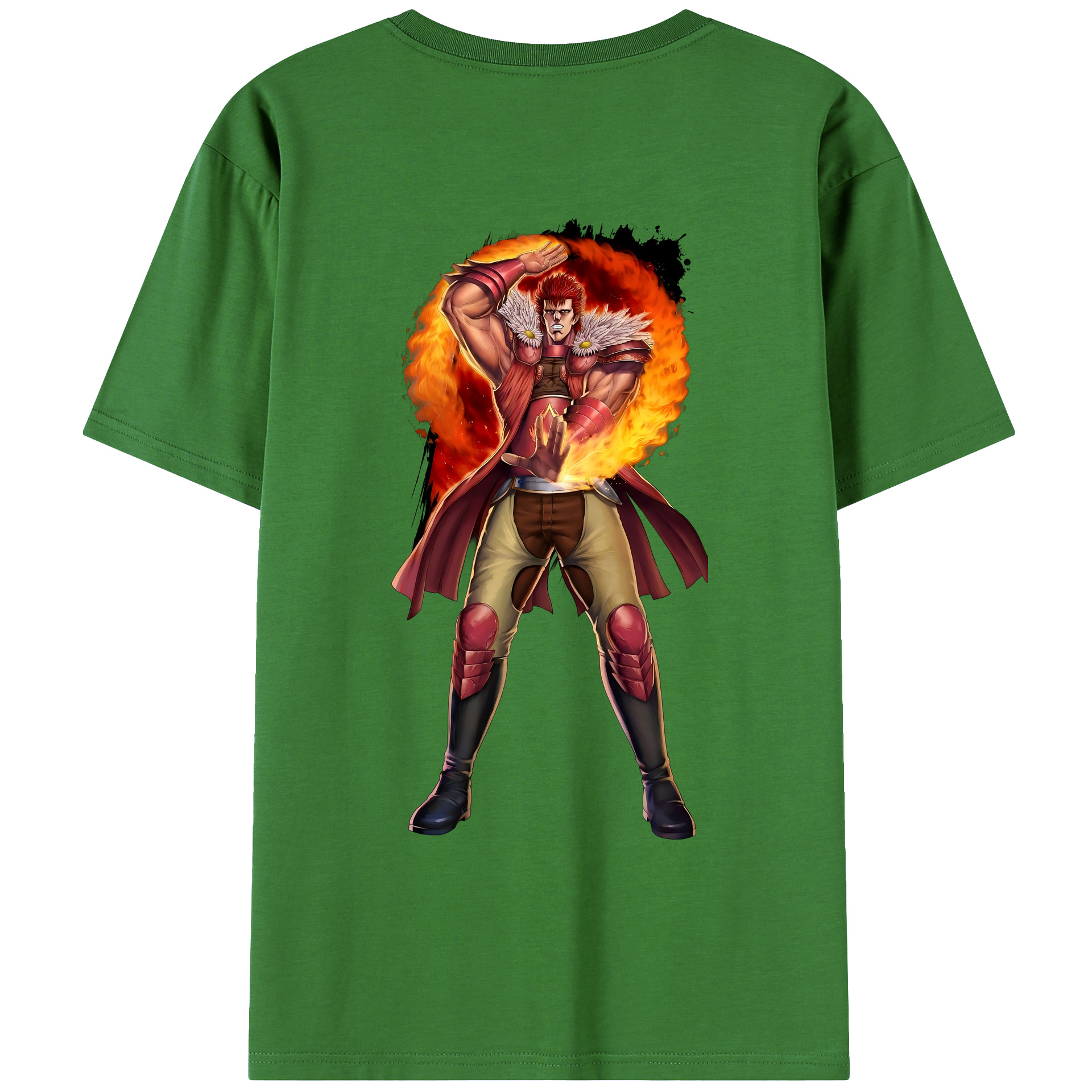 （画像用） 北斗の拳 Fist of the North Star レディース半袖Tシャツ(バックプリント)
